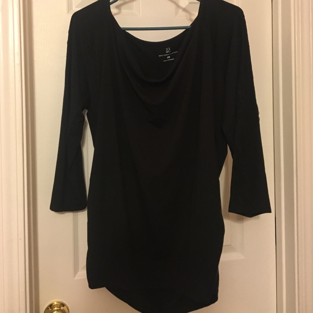 New York & Company quarter sleeve blouse: size xl
