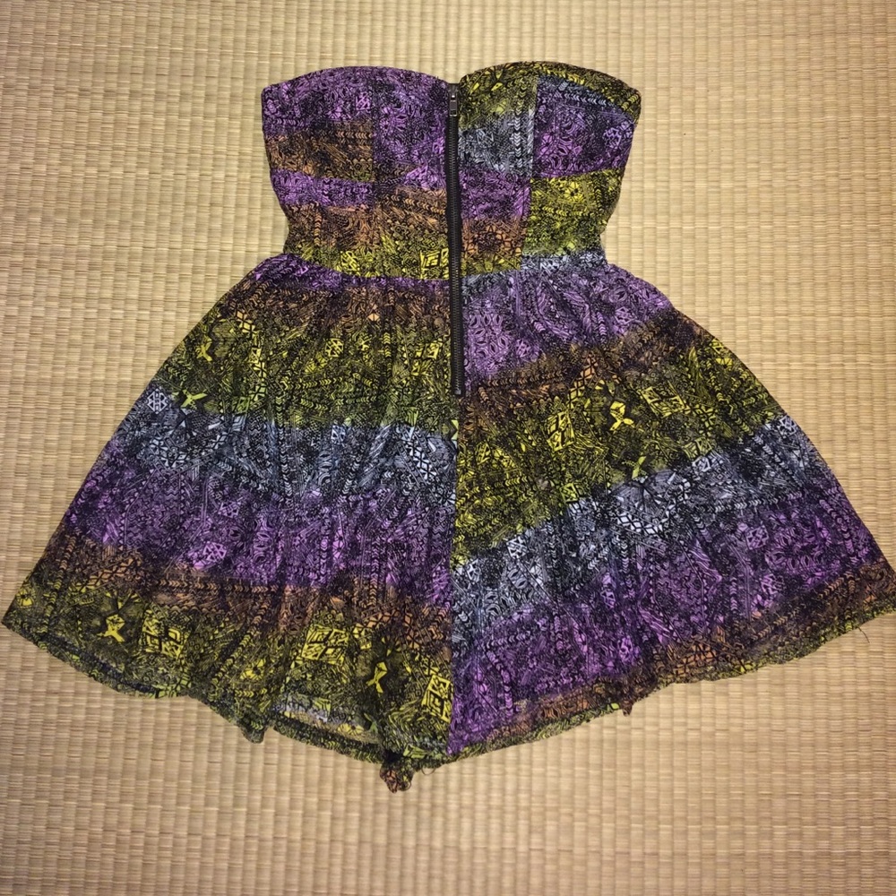Material Girl strapless romper/dress size S