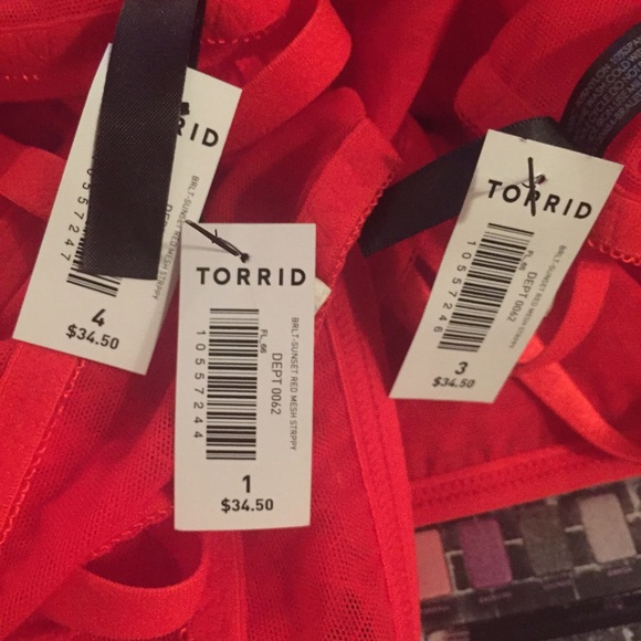 **3X Left** Torrid Mesh Strappy Bralette - Picture 3 of 3