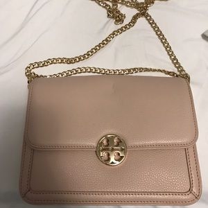 Tory Burch Trapunto chain conv bag authentic new