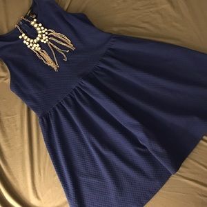 Royal Blue Sleeveless Dress
