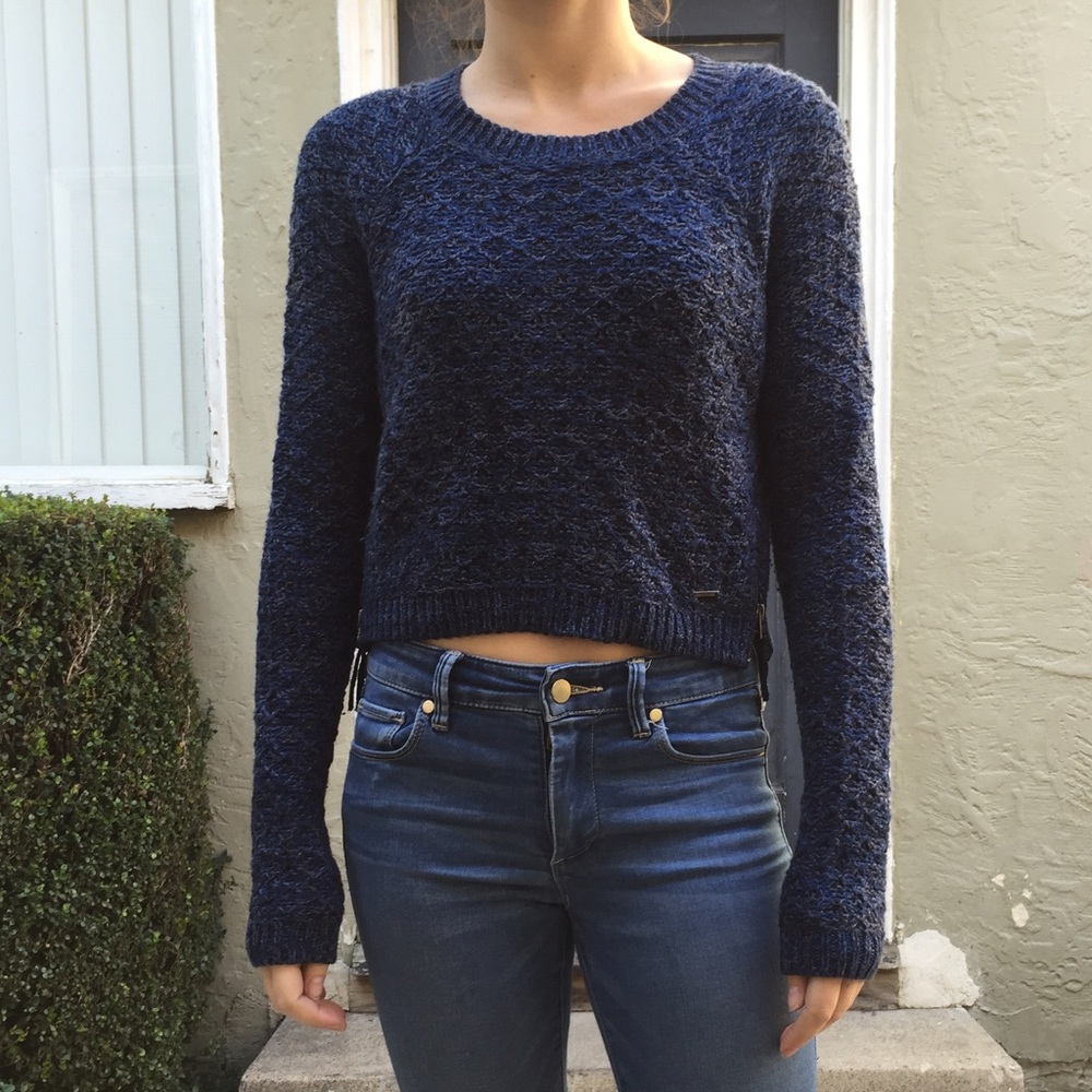 A&F Cropped Knit Sweater