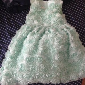 2T teal dress