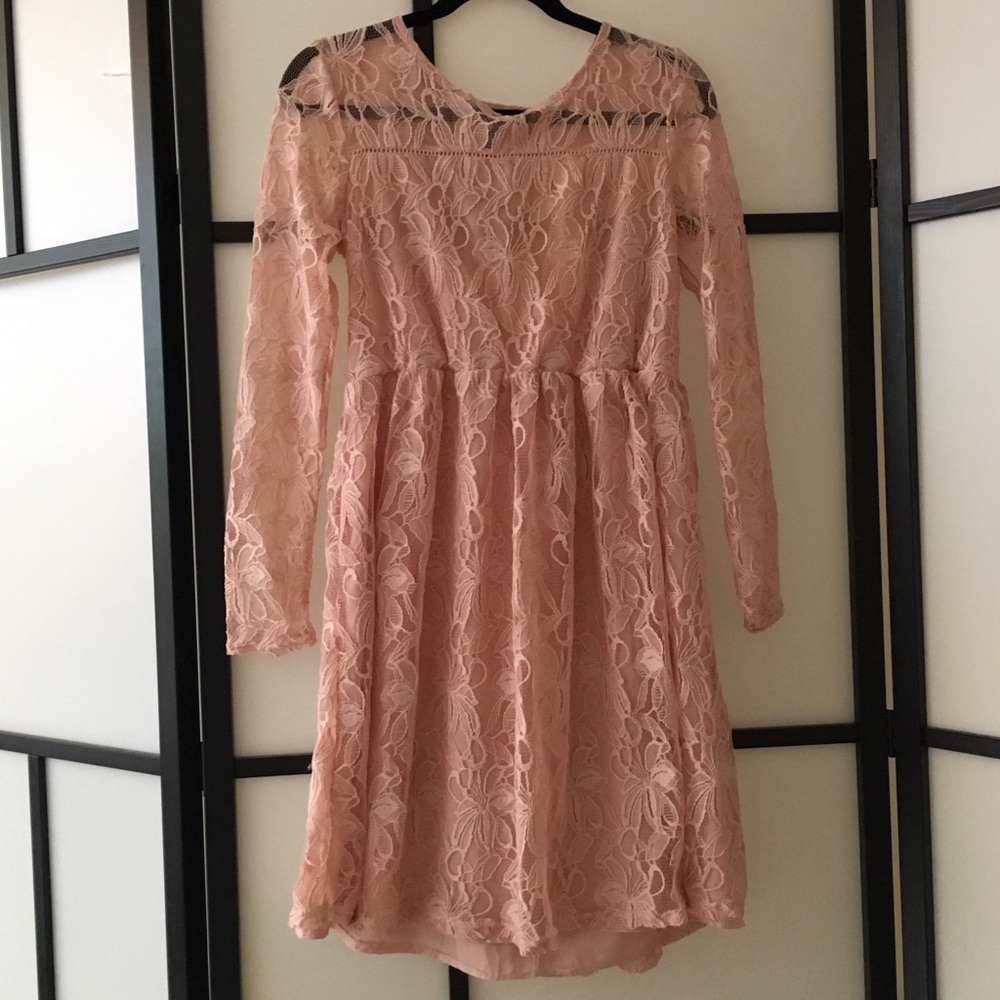 Lace Blush Dress