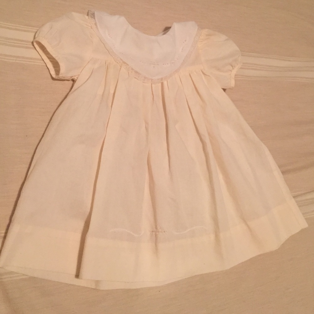 3 month petit ami hand embroidered dress