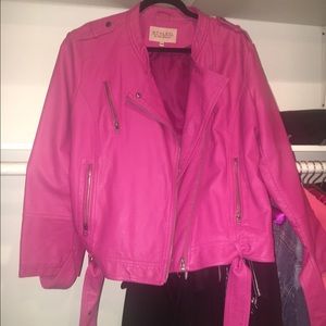 plus size hot pink jacket