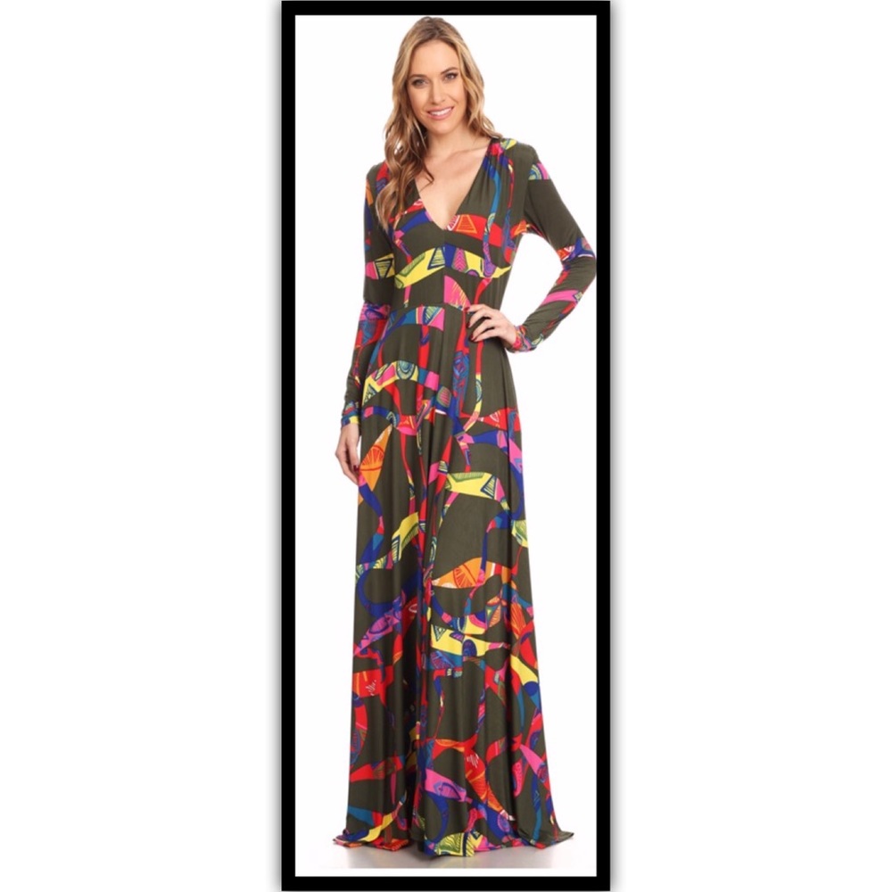 SHOP CLOSING  Confetti Maxi Dress