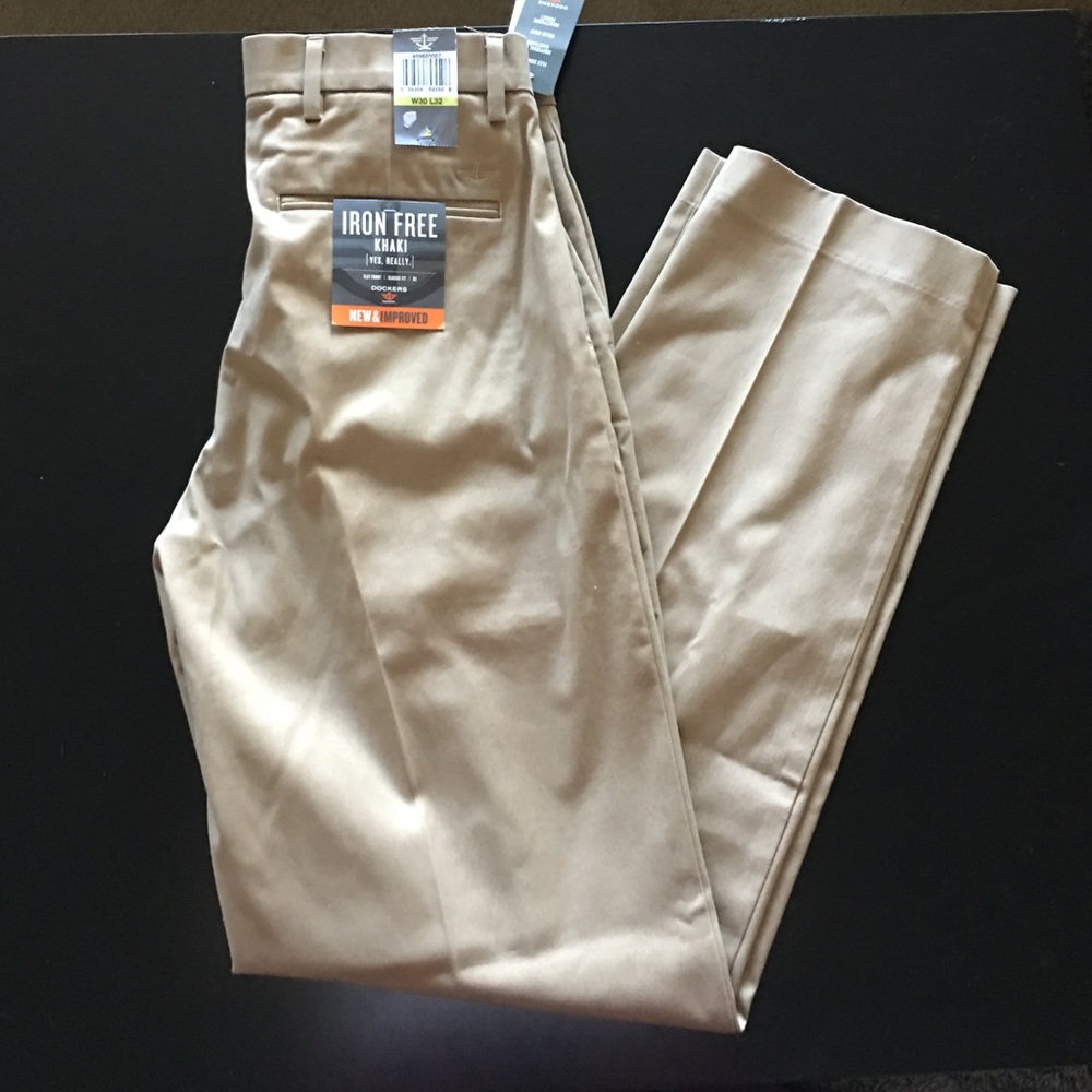 Men kaki dress pants
