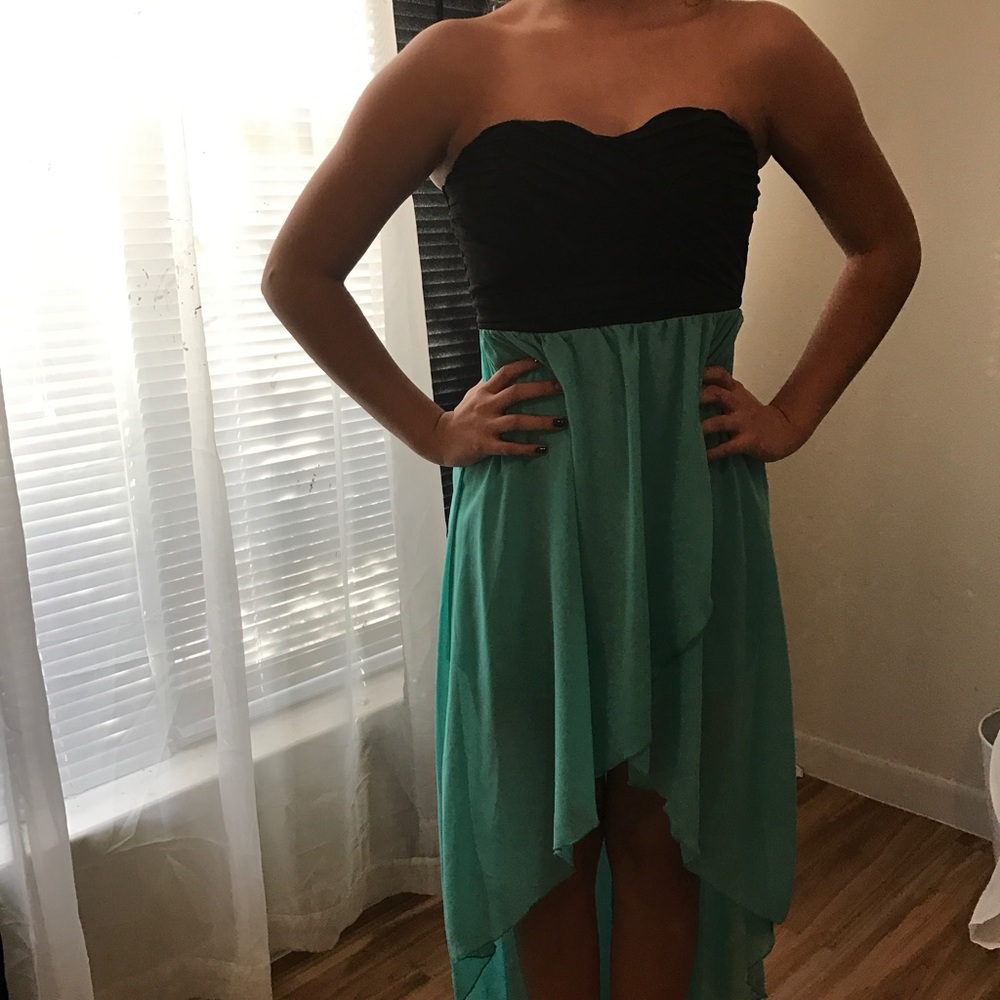 Teal formal dress