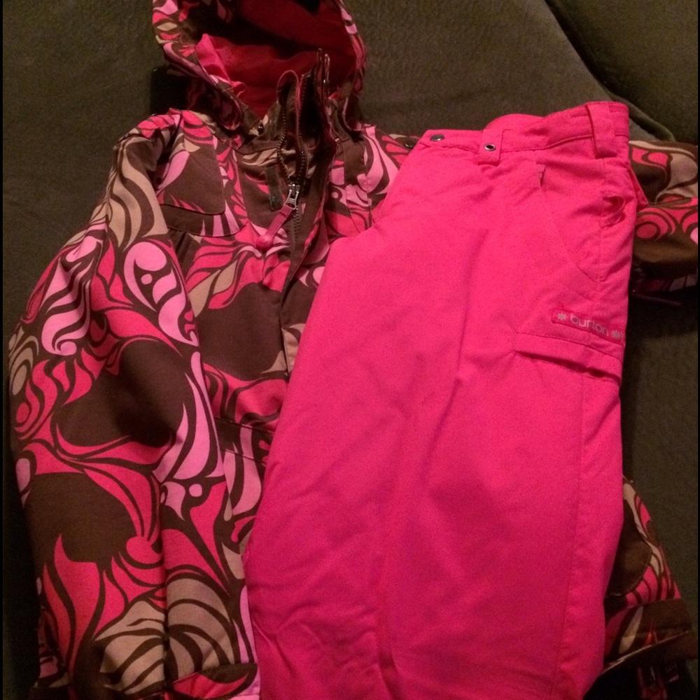 Girls Burton Snowboard jacket with pants!