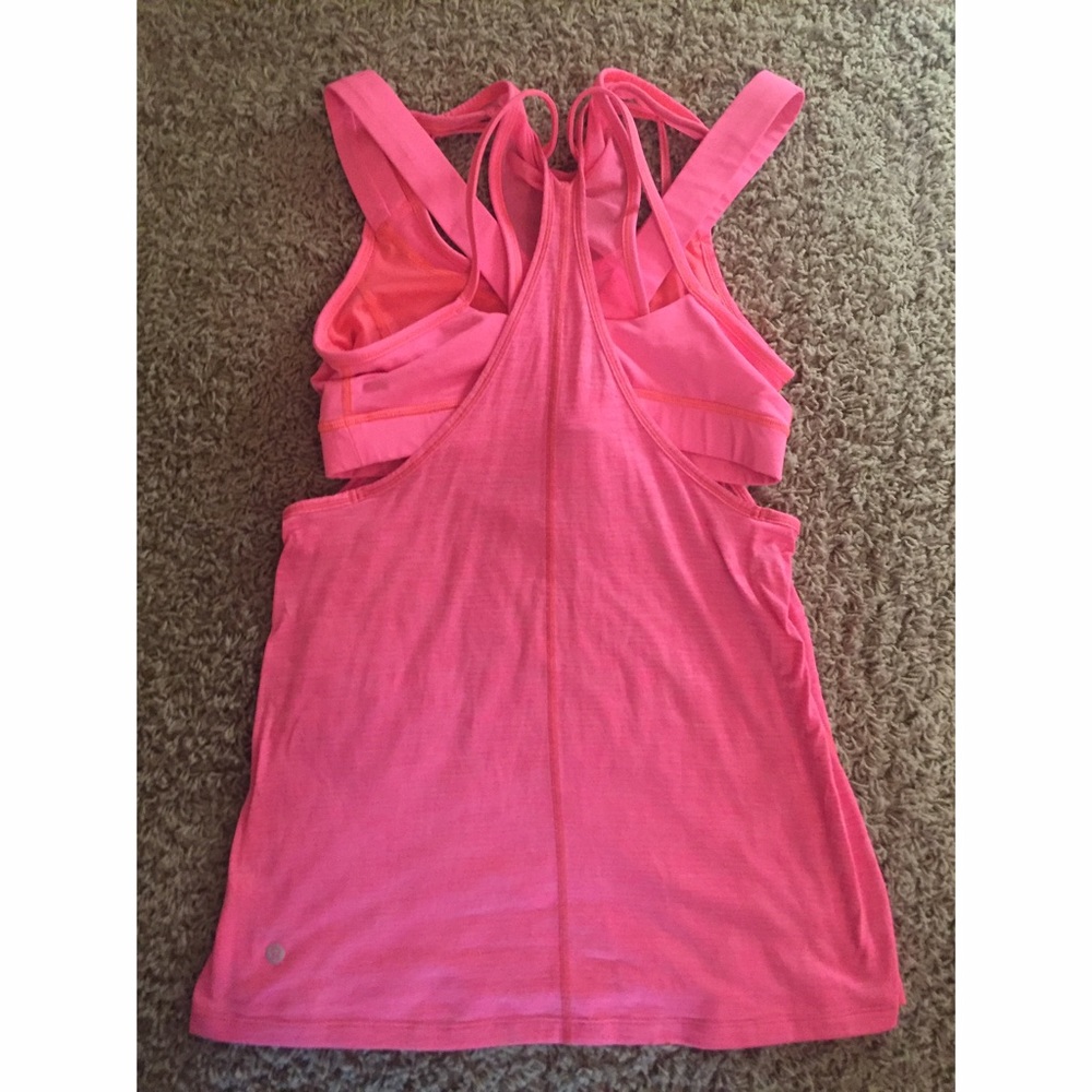 Lululemon tank in pink - EUC