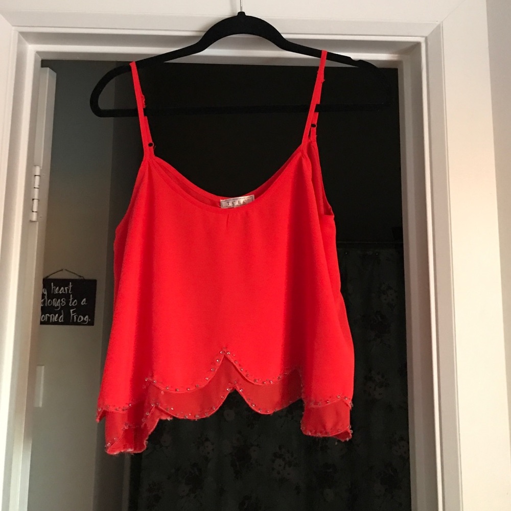 Orange crop top!