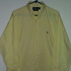 RALPH LAUREN BUTTON DOWN MENS SIZE 16 (L)