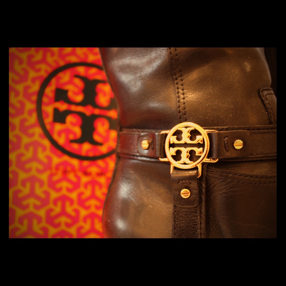 Tory Burch Knee-High Black Boots
