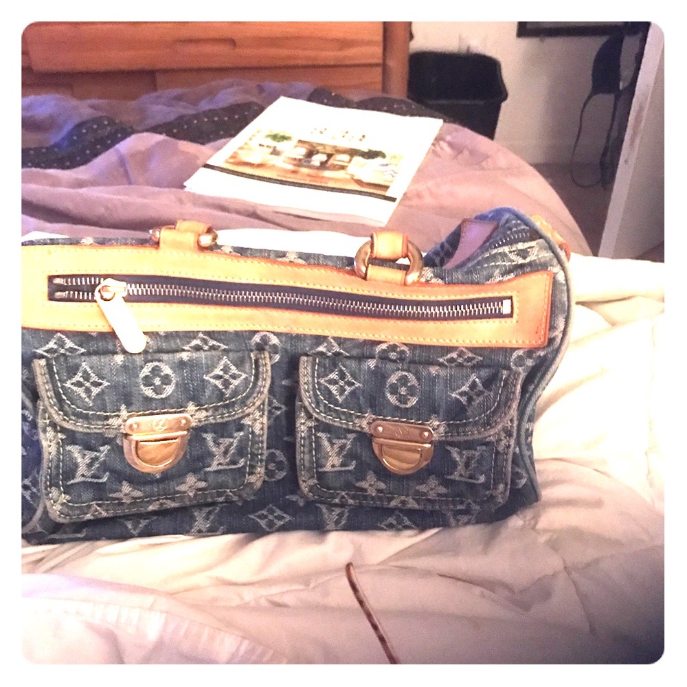 Louis Vuitton denim bag
