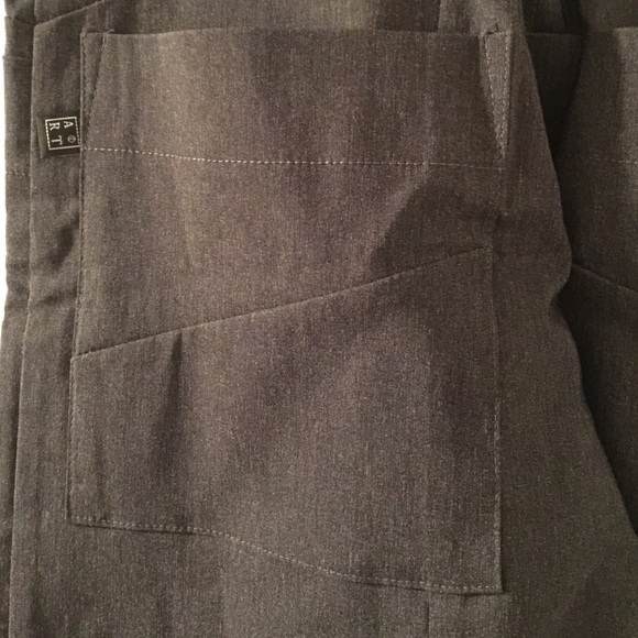 High waist, wide leg denim look pants - Picture 2 of 4