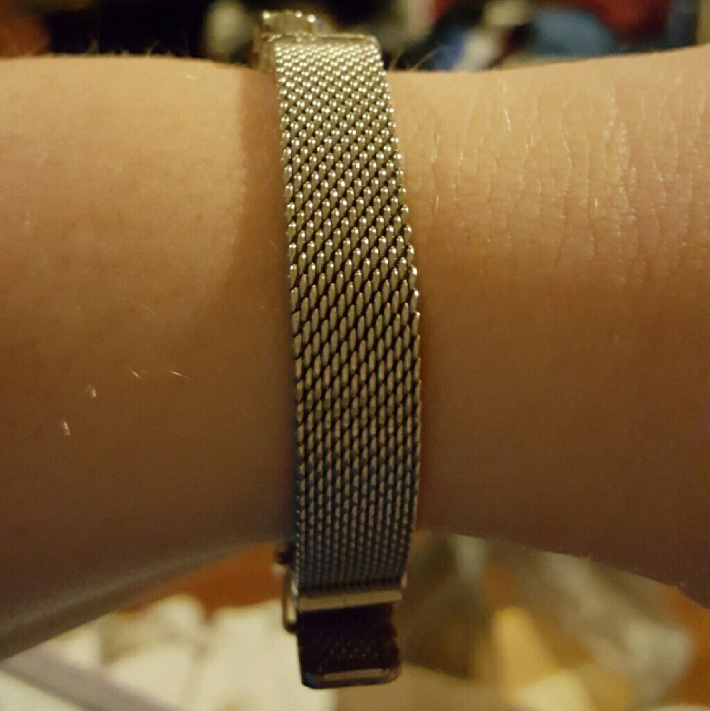 Keep collective Silver mesh bracelet