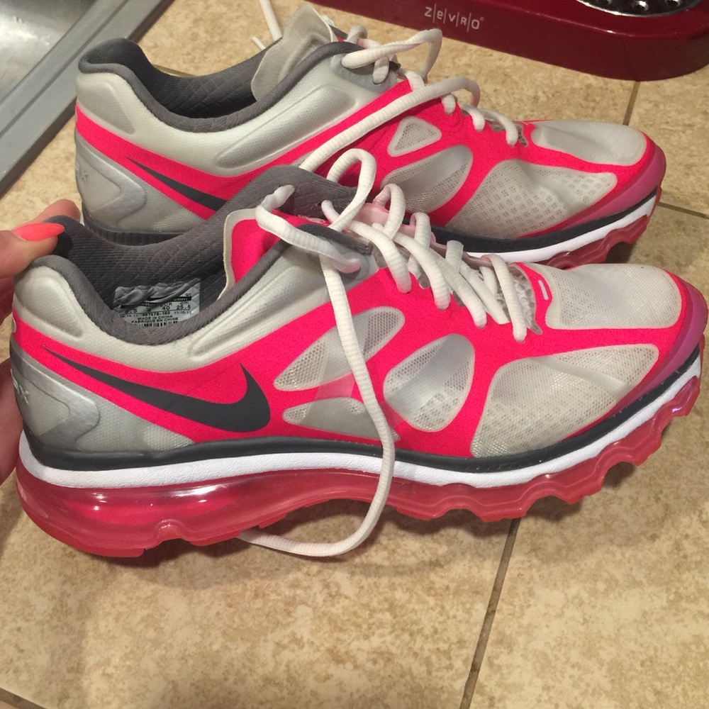 Pink/silver Nike Air Max size 8.5