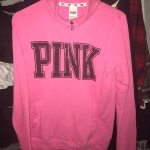 VS Pink Half Zip