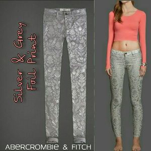 Boho Print Skinny Jeans / Jeggings - 4