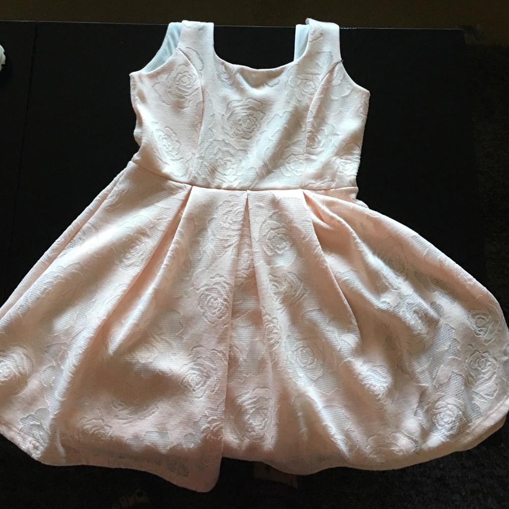 Flower baby pink dress