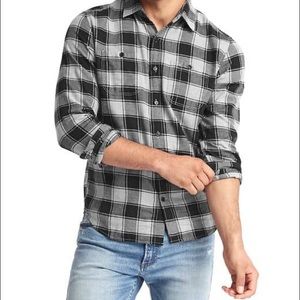 Gap Buffalo check flannel shirt