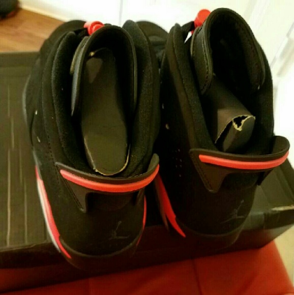 NEW Black Jordan's InFrared Size 11 - Picture 2 of 3