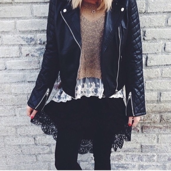 LF Sweaters - LF Lace Trim Sweater