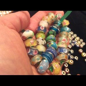 100 pieces Silver925 charm beads. Make an OFFER!!!