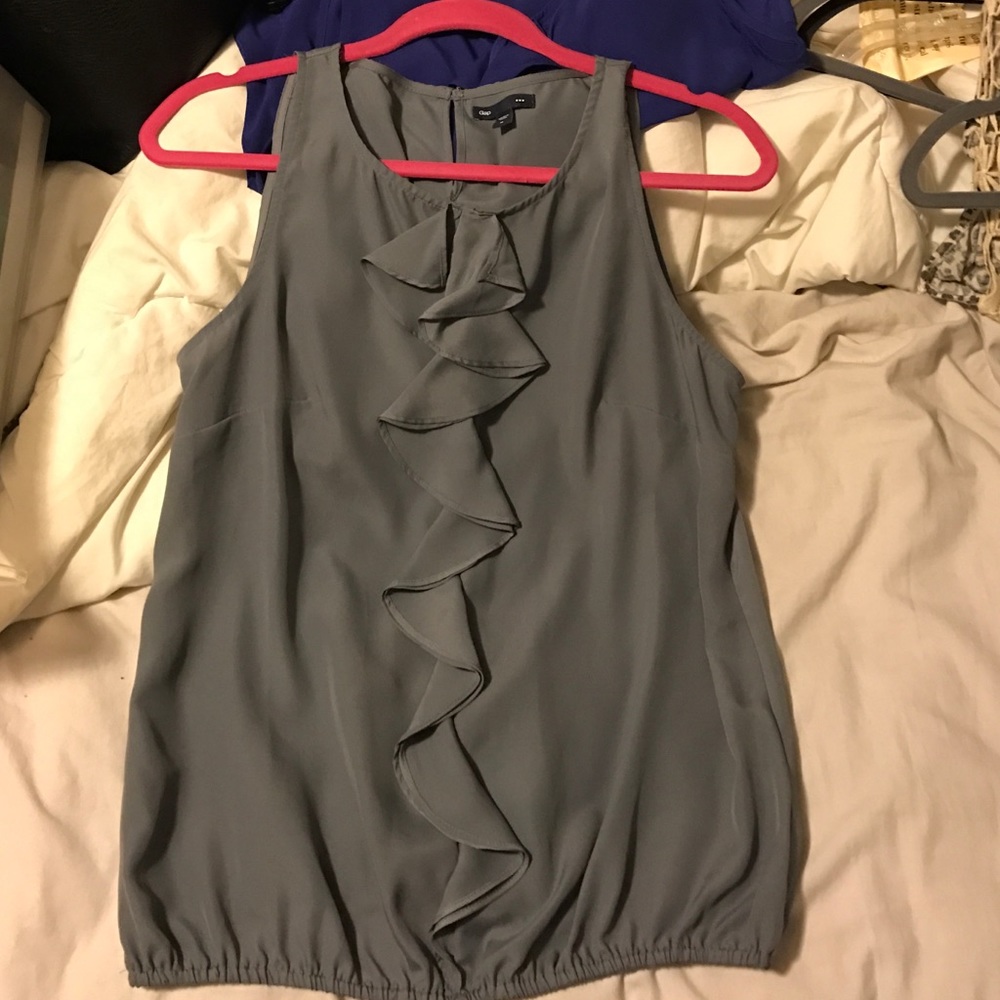 Grey gap blouse. Rarely worn. If ever.