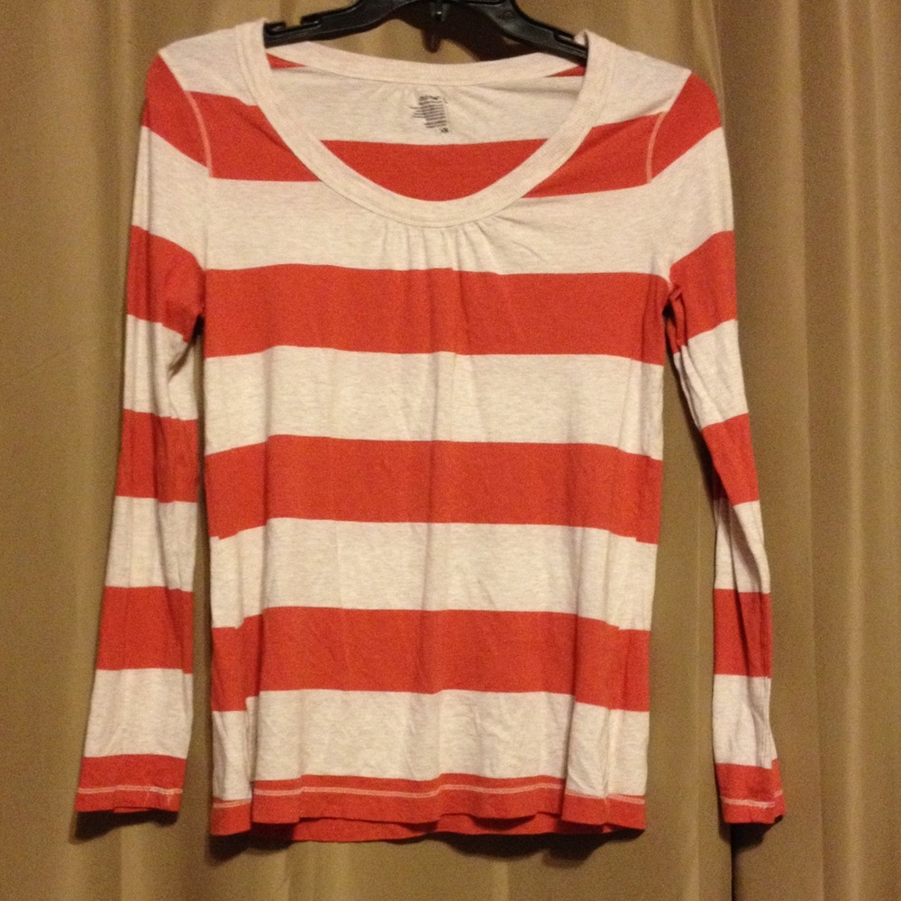 Long sleeve striped shirt