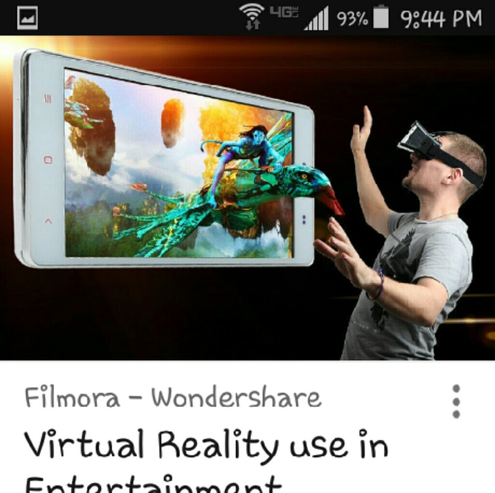 Virtual reality headset
