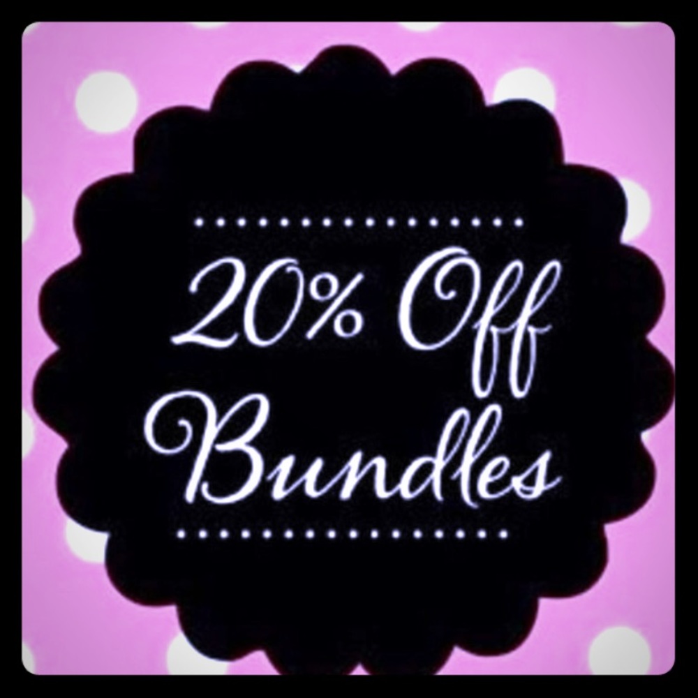20% off all bundles of 3 or more from my closet!
