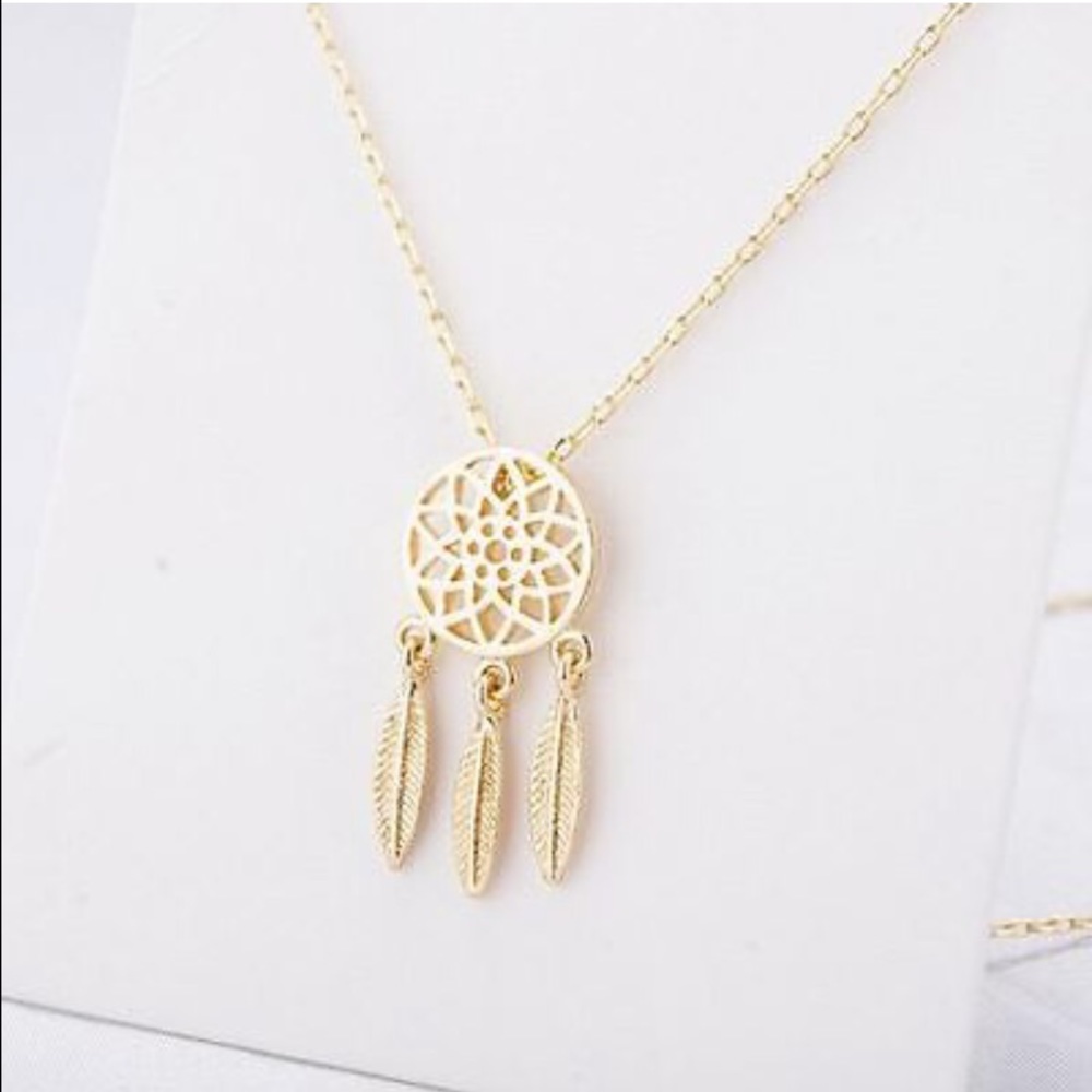 🆕 Dream Catcher Dainty Gold Necklace