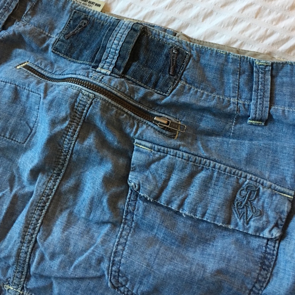 preowned Gstar chambray Mini skirt