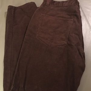 Mens Patagonia corduroy, 34, chocolate
