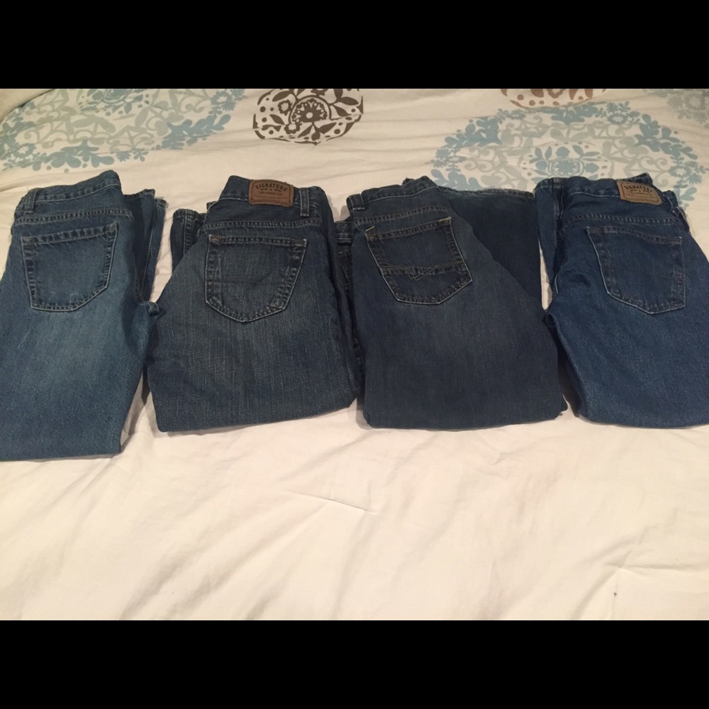 Boys jeans Levi's and old navy 12 husky