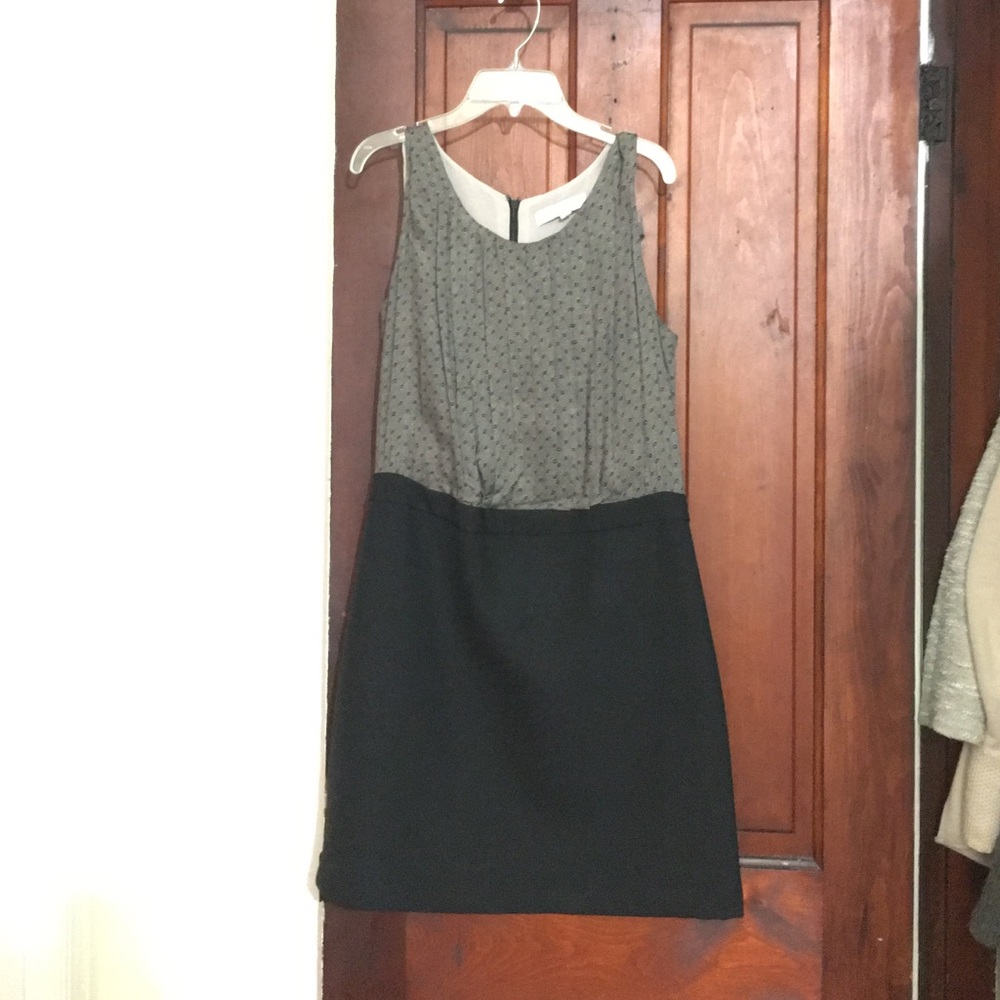 LOFT grey and black professional dress
