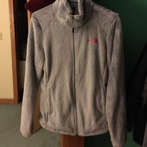 North Face zip up fleece