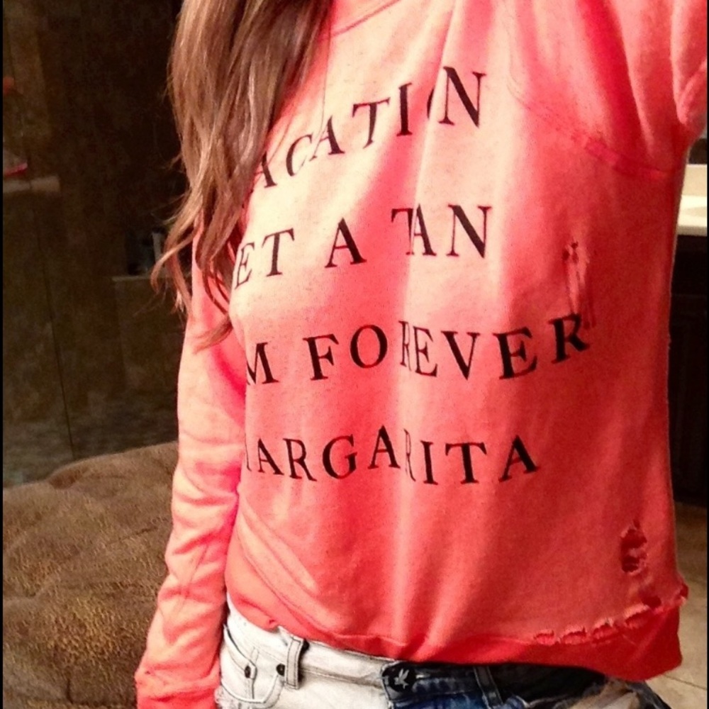 Wildfox Distressed Sweatshirt