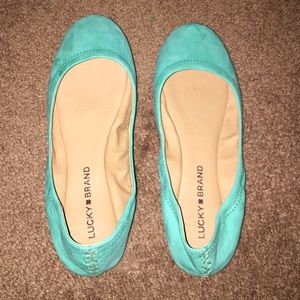 Lucky Brand Corset Back Flats