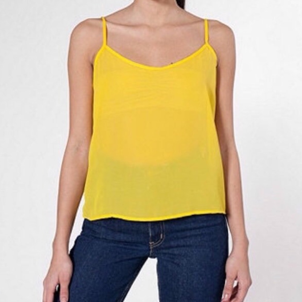 American Apparel Chiffon Camisole