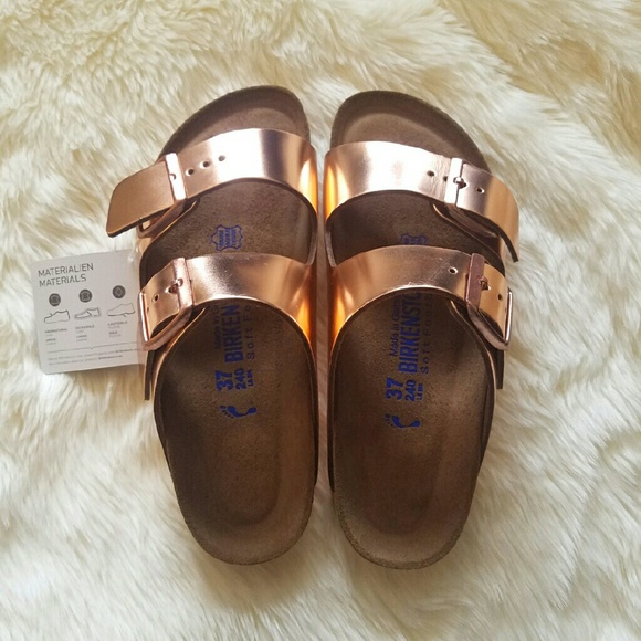 Birkenstock Shoes - {BIRKENSTOCK} Rose Gold  (37N/L6)