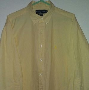 Ralp Lauren Button Down Mens Size L 16.5