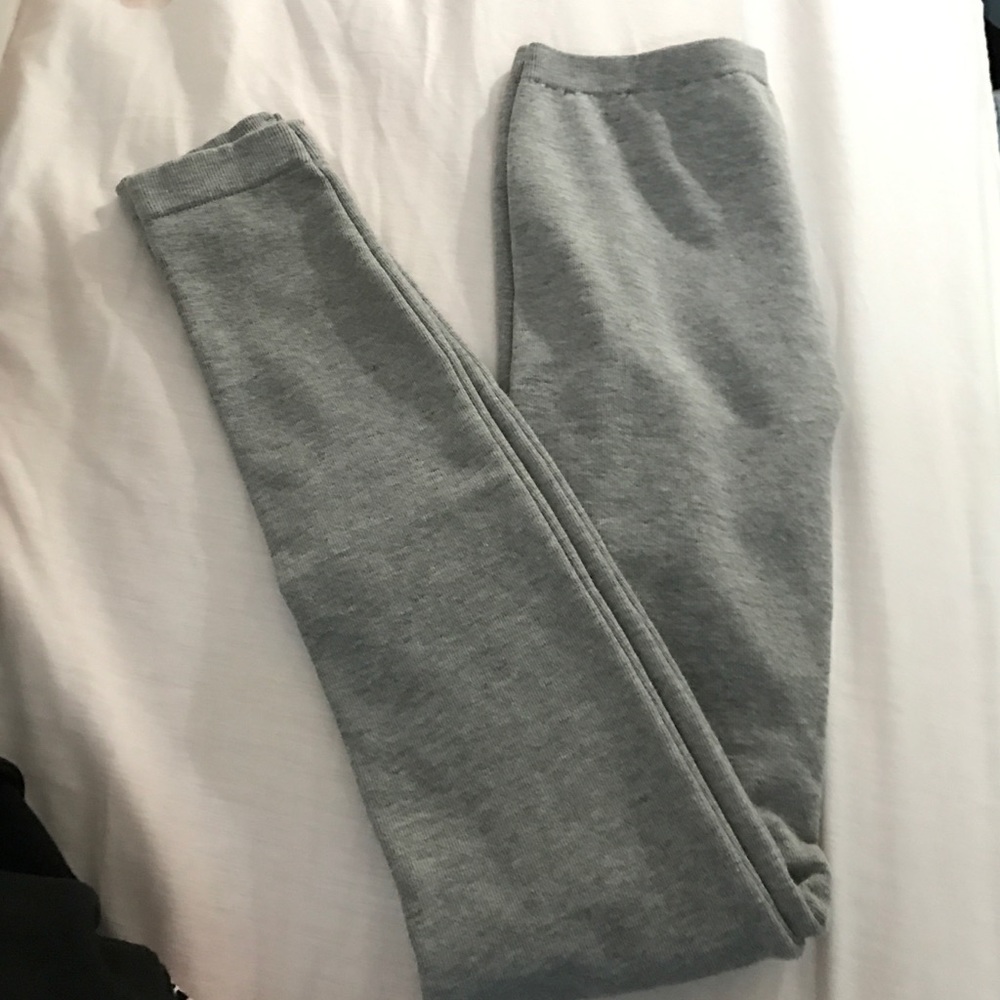 Thick Grey Gray Leggings