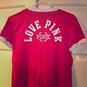 Victoria's Secret Pink ringer tee