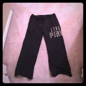 Black Victoria's Secret sweatpants