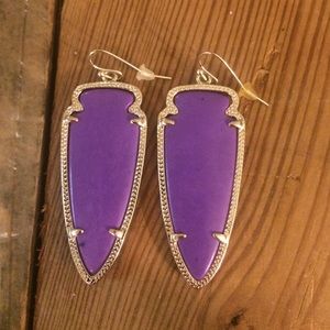 Skylar earrings purple