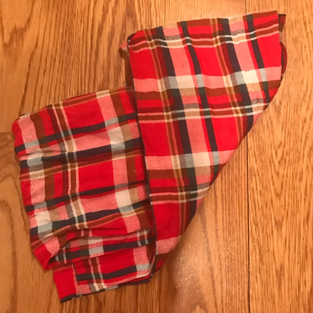 Red white and blue infinity scarf