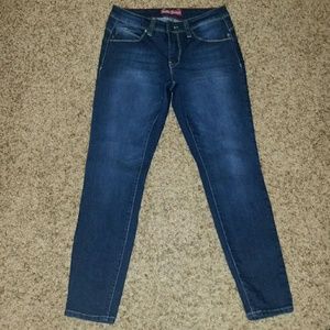 Dark blue skinny jeans